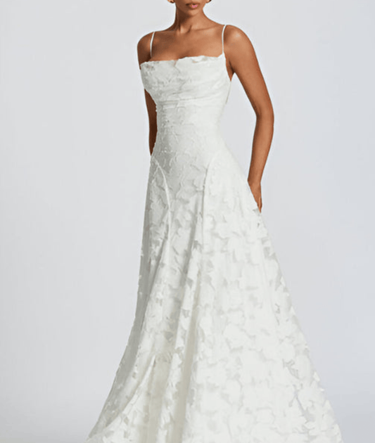 Ärmelloses Maxikleid mit Blumenmuster – Leichtes Sommerkleid für Gartenpartys und Urlaubsabende 0