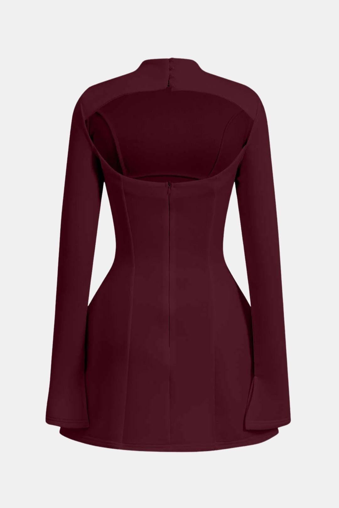 Damenkleid mit langen Ärmeln