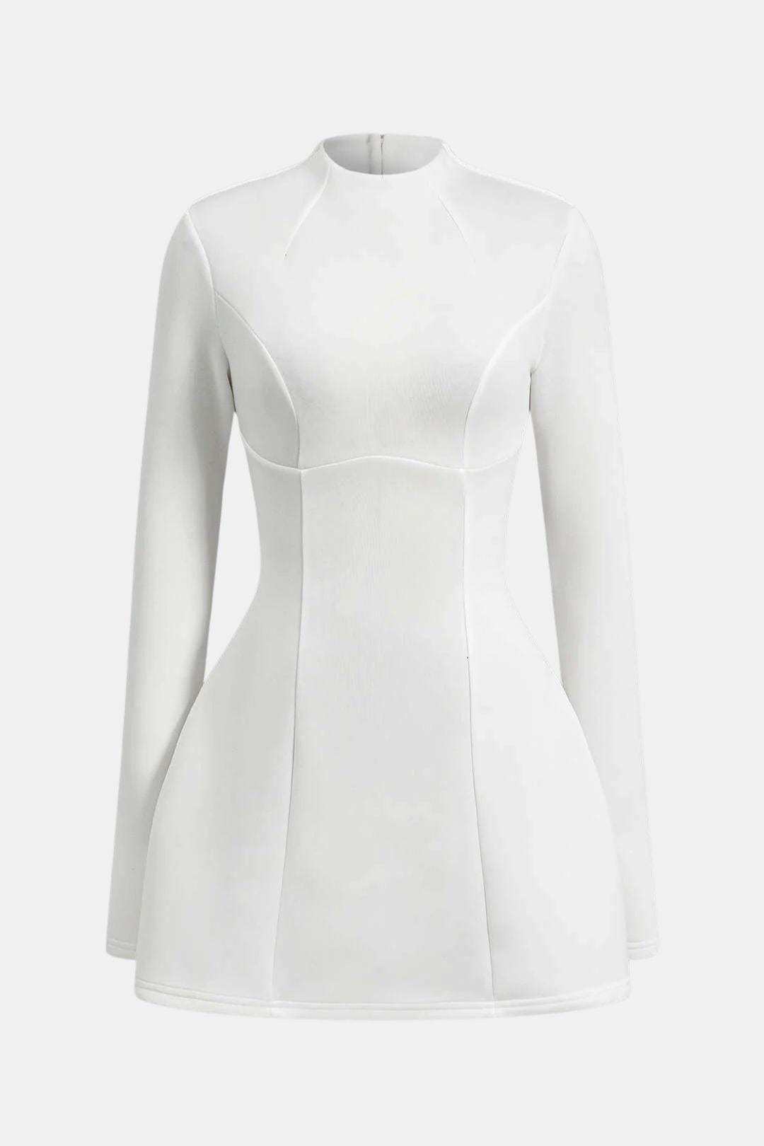 Damenkleid mit langen Ärmeln